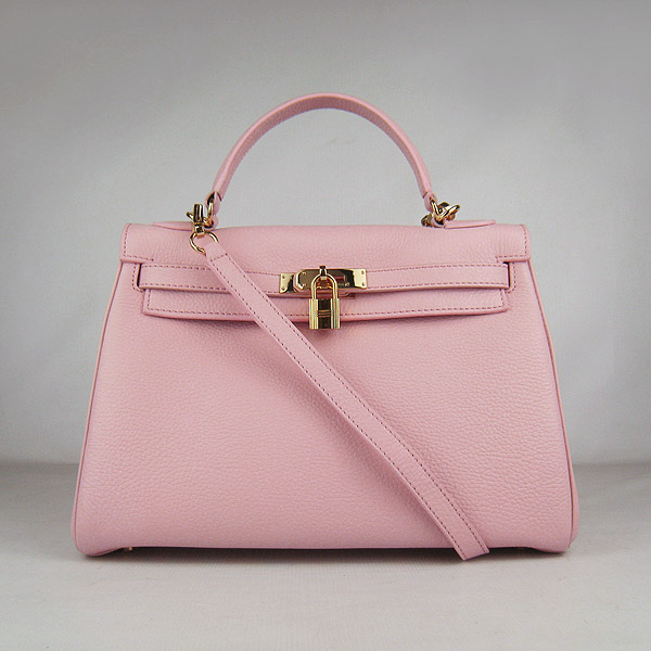 7A Replica Hermes Kelly 32cm Togo Leather Bag Pink 6108 - Click Image to Close